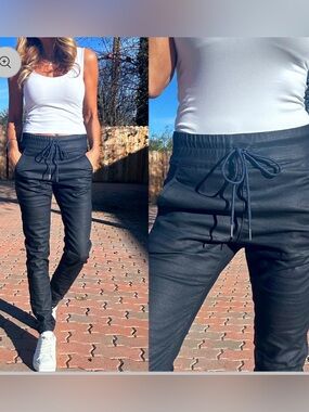 Bevy Flog Navy Blue Shely Snake Pants Size 30 NWOT!